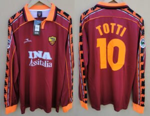 as roma jersey 1998 99 totti calcio ls