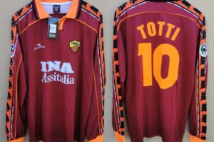 AS Roma jersey 1998/99 #10 TOTTI Calcio LS AS Roma jersey 1998/99 #10 TOTTI Calcio LS