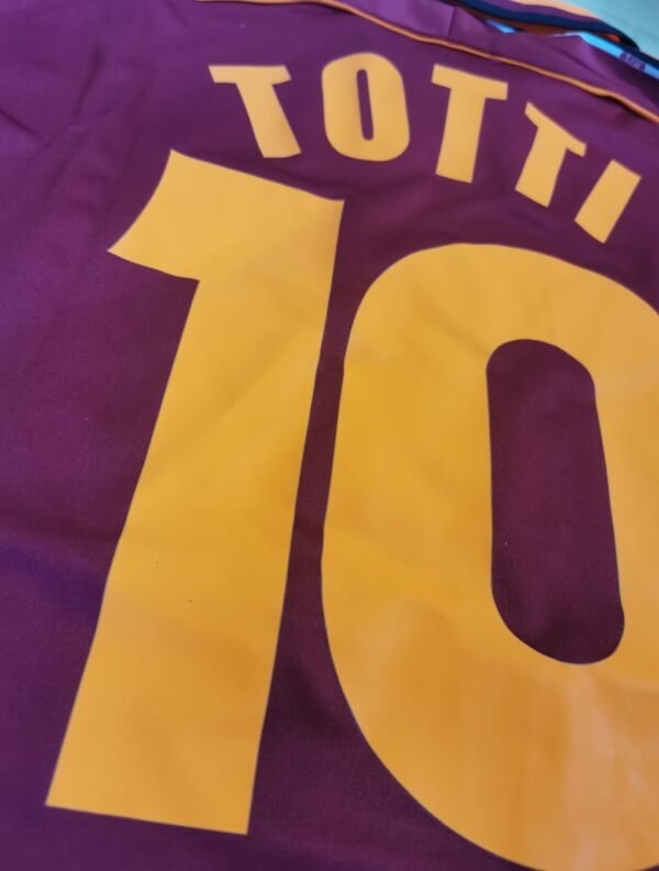 roma1998totti4 AS Roma jersey 1998/99 #10 TOTTI Calcio LS