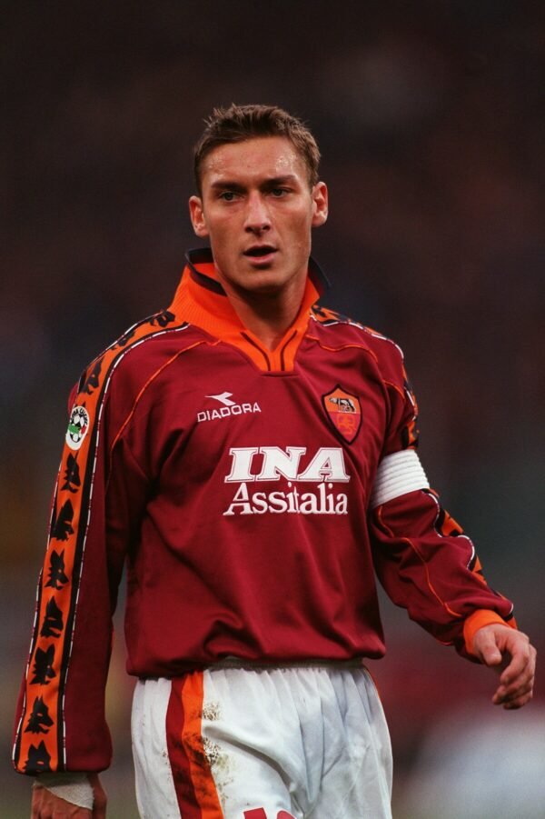 roma1998totti7 AS Roma jersey 1998/99 #10 TOTTI Calcio LS