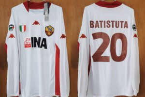 AS Roma jersey 2001/02 #20 BATISTUTA Calcio LS AS Roma jersey 2001/02 #20 BATISTUTA Calcio LS