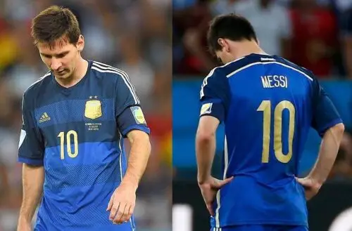 Argentina jersey 2014 #10 MESSI World Cup Final LS