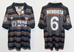 Valencia jersey 1999/00 #6 MENDIETA Champion League
