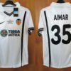 Valencia jersey 2001 #35 AIMAR Champion League Final