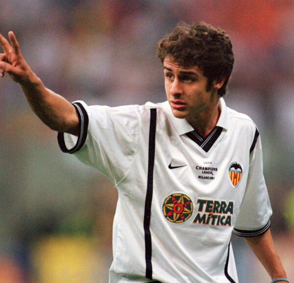 Valencia jersey 2001 #35 AIMAR Champion League Final