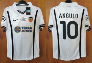 Valencia jersey 2001 #10 ANGULO Champion League Final