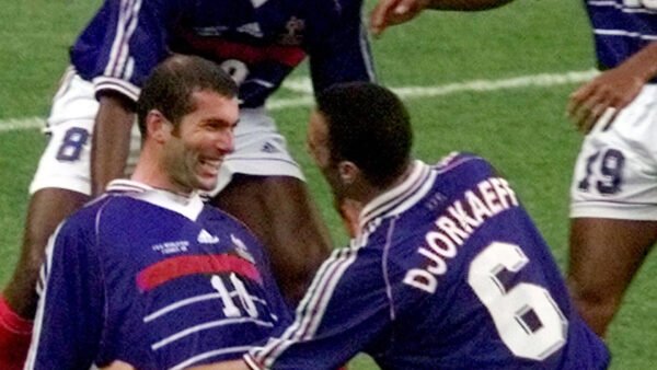 France jersey 1998 #6 DJORKAEFF World Cup Final LS