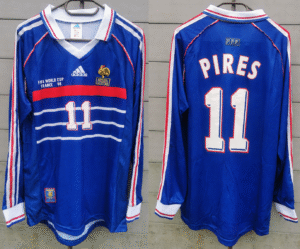 France jersey 1998 #11 PIRES World Cup Final LS