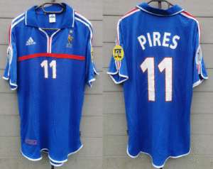 France jersey 2000 #11 PIRES Euro