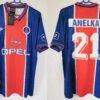 psg1995anelka1 PSG Paris jersey 1995/96 #21 ANELKA Ligue 1