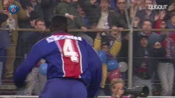 PSG Paris jersey 1995/96 #4 N'GOTTY Ligue 1